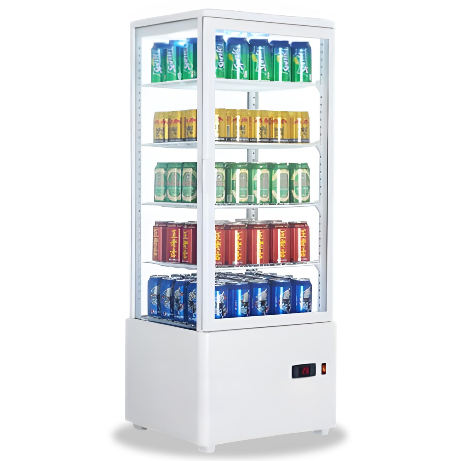 Amazon | 18Depot 冷蔵ショーケース コンパクト 業務・家庭両用